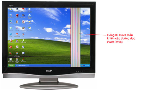 Tivi Samsung bị sọc ngang dọc màn hình