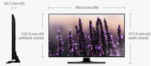 So sánh Smart Tivi LED LG 42LB631T và Samsung UA40H5552