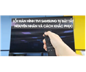 Tivi Samsung Đang Xem Bị Tắt Màn Hình