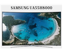 Màn hình cong với TiVi LED 3D Samsung UA55H8000