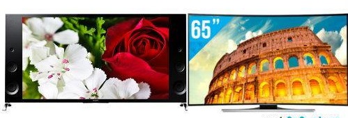 So sánh Smart Tivi LED 4K độc đáo Samsung UA65HU8700 và Sony KD-65X9000B