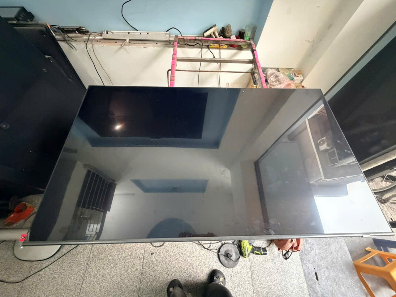 Thay tấm nền Panel tivi Samsung 55 inch chính hãng nguyên khung nguyên seal