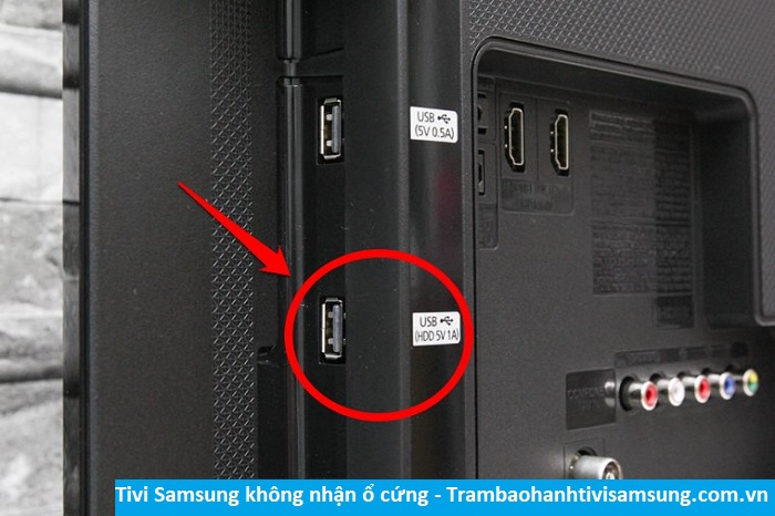 Tại sao tivi Samsung không nhận ổ cứng? Sửa tivi Samsung không nhận được ổ cứng